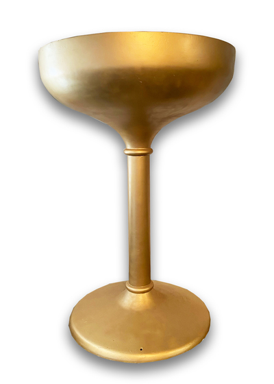 Champagne Glass Gold (H: 1.8m x W: 1.2m)