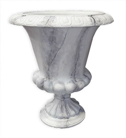 Urn (R) Pedestal Marbled Round Base (H: 60cm) 