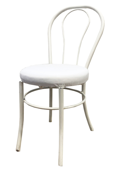 White Bentwood Dining Chair (H: 83cm W+D: 40cm)