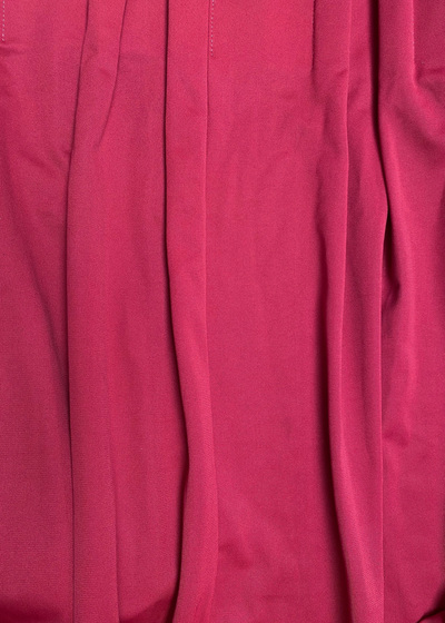 Curtain Red Cotton/Polyester (W: 1.7m x H: 2.9m)