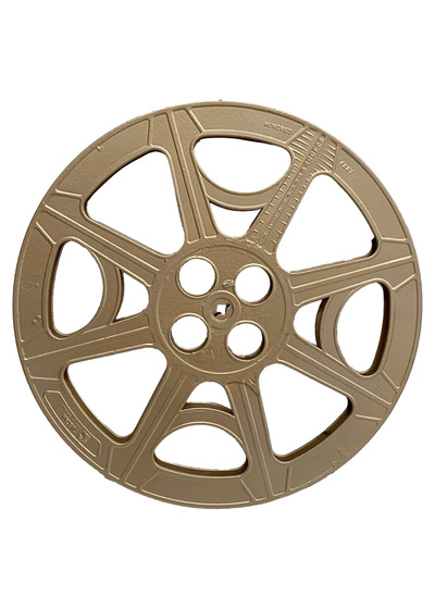 Gold Film Reel (D: 35 cm) - First Scene - NZ's largest prop & costume hire  company.