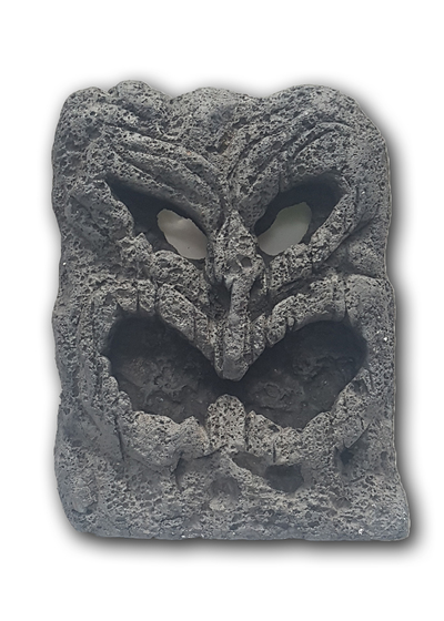 Gargoyle Head  #1A Gnarled Wooden Face (H: 0.6m x W: 0.48m)