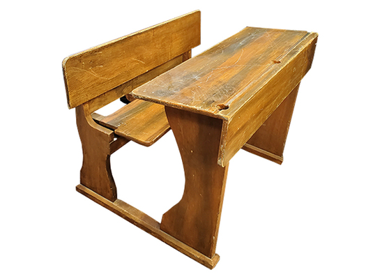 School Desk #2 Colonial (H: 79cm W: 107cm D: 80cm)