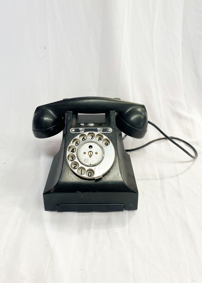 Telephone Bakelite Black 