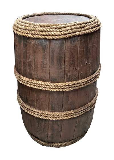 Rope Barrel (H: 90cm x D: 60cm)
