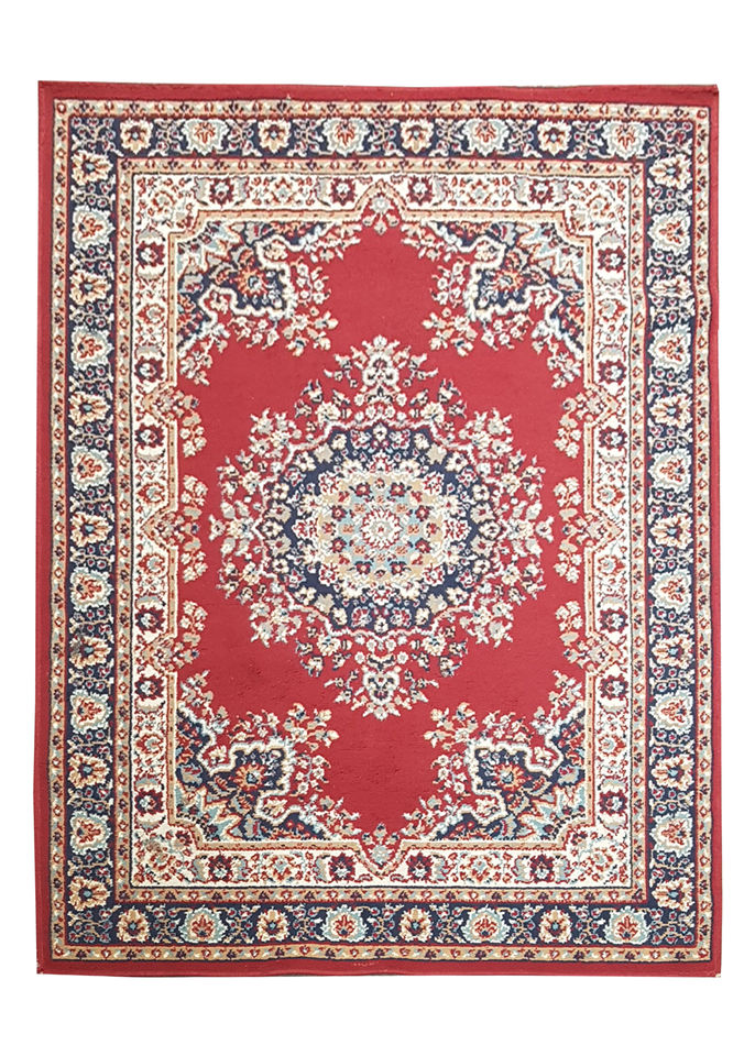Rug #503 Persian Red, Blue & White (1.7m x 1.2m)