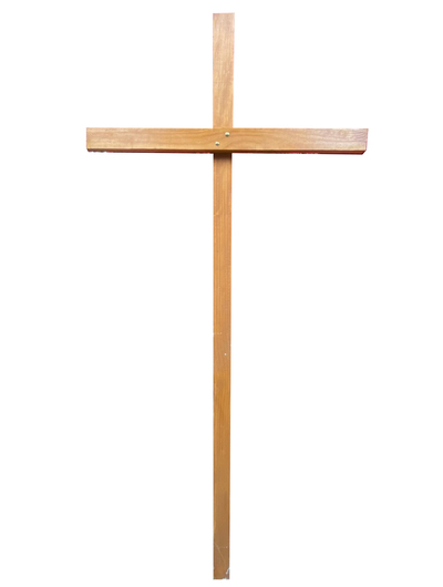 Large Cross/Crucifix Wood (H: 2.1m x W: 0.9m)