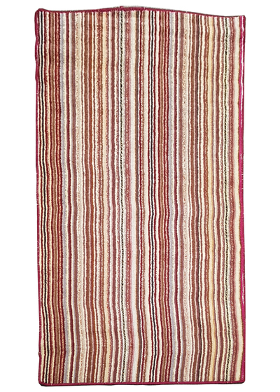 Rug #341 Stripe Multi Colour (0.95m x 1.75m) 
