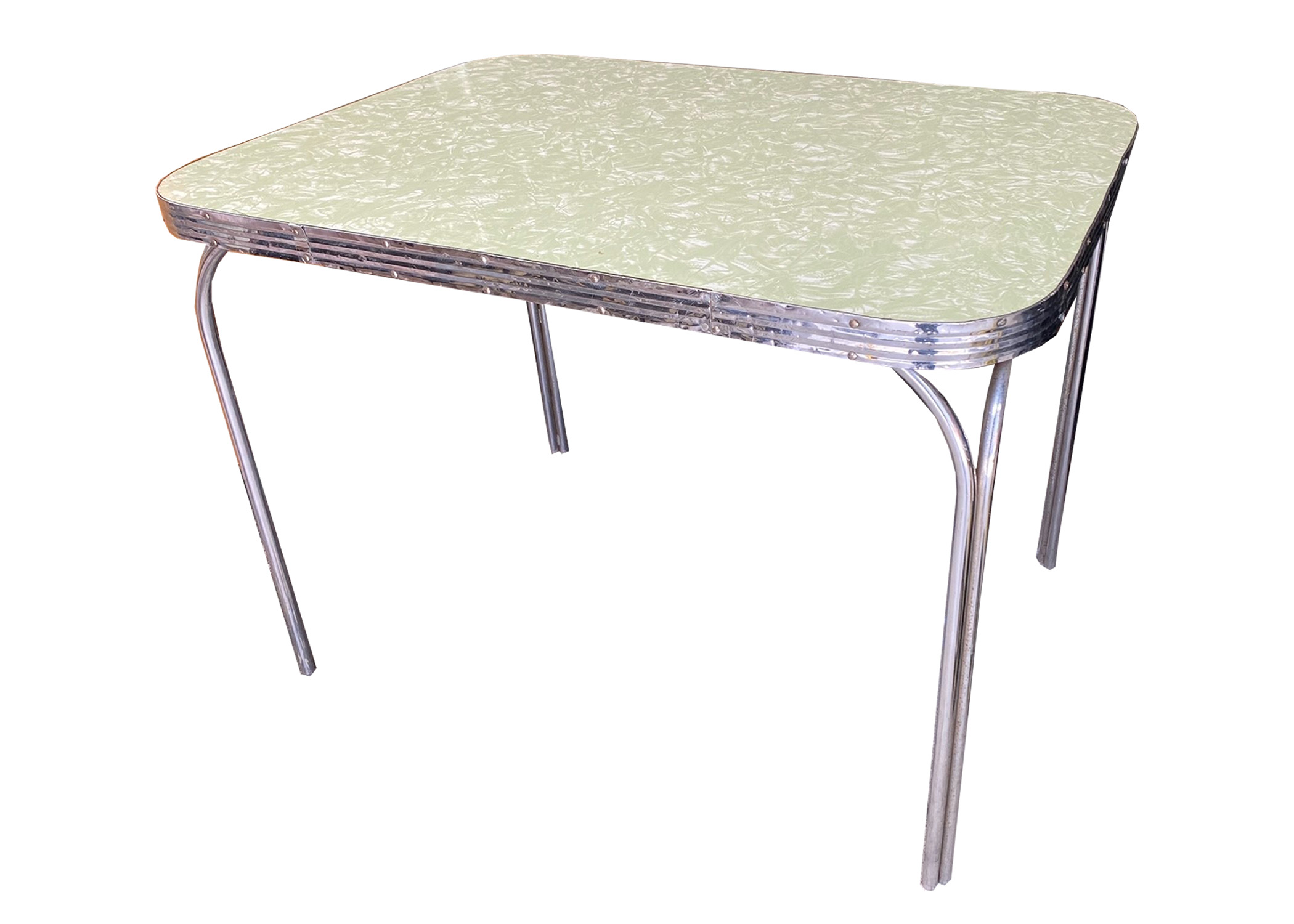 chromcraft green formica kitchen table design