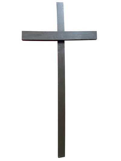 Large Cross/Crucifix Dark Wood (H: 2.1m x W: 0.9m)