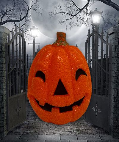 Jack o’ Lantern Pumpkin Sparkling Orange
