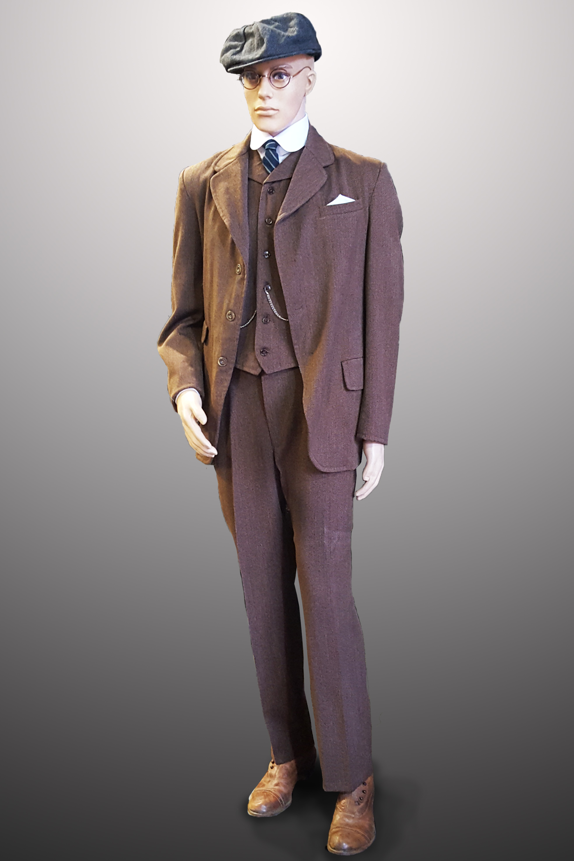 1900s 3 Piece Suit with Cap