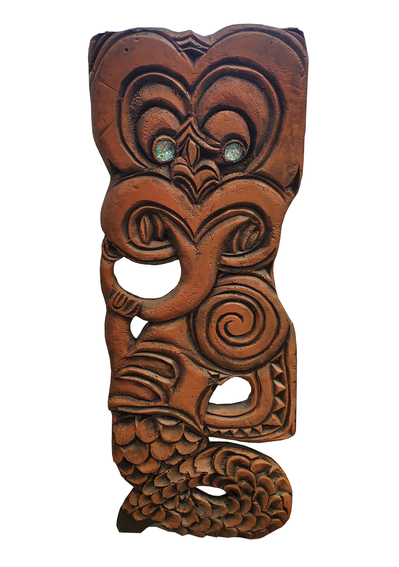 Maori Carving #22 Taniwha Thin (H: 1.6m x W: 0.6m)