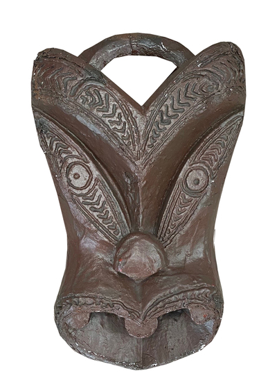 Maori Carving #26 Tiki Head (H: 0.5m x W: 0.3m)