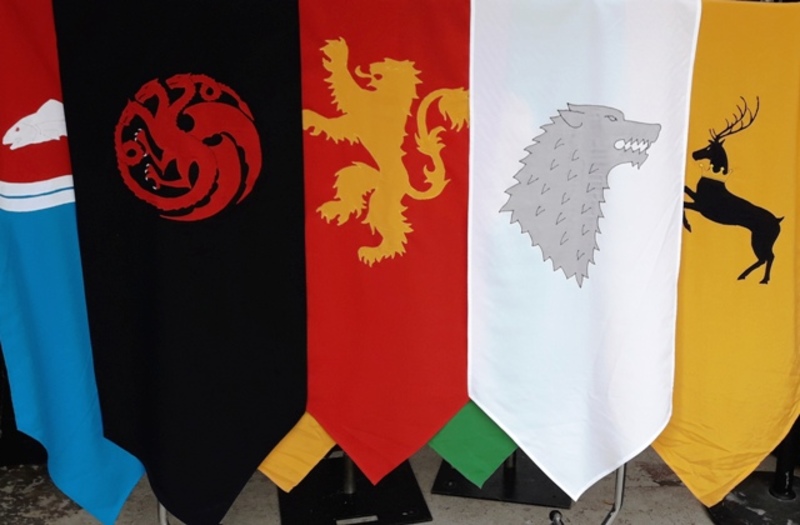 Game Of Thrones House Banners (140 x 55cm) First Scene NZ's largest