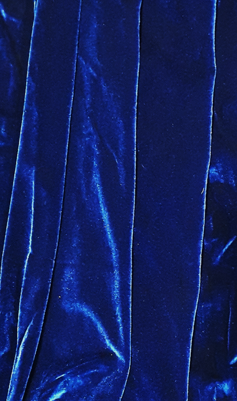 Curtain Blue Velvet (W: 1m x H: 2m)