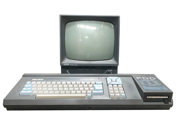 Amstrad CPC664 Console and Keyboard
