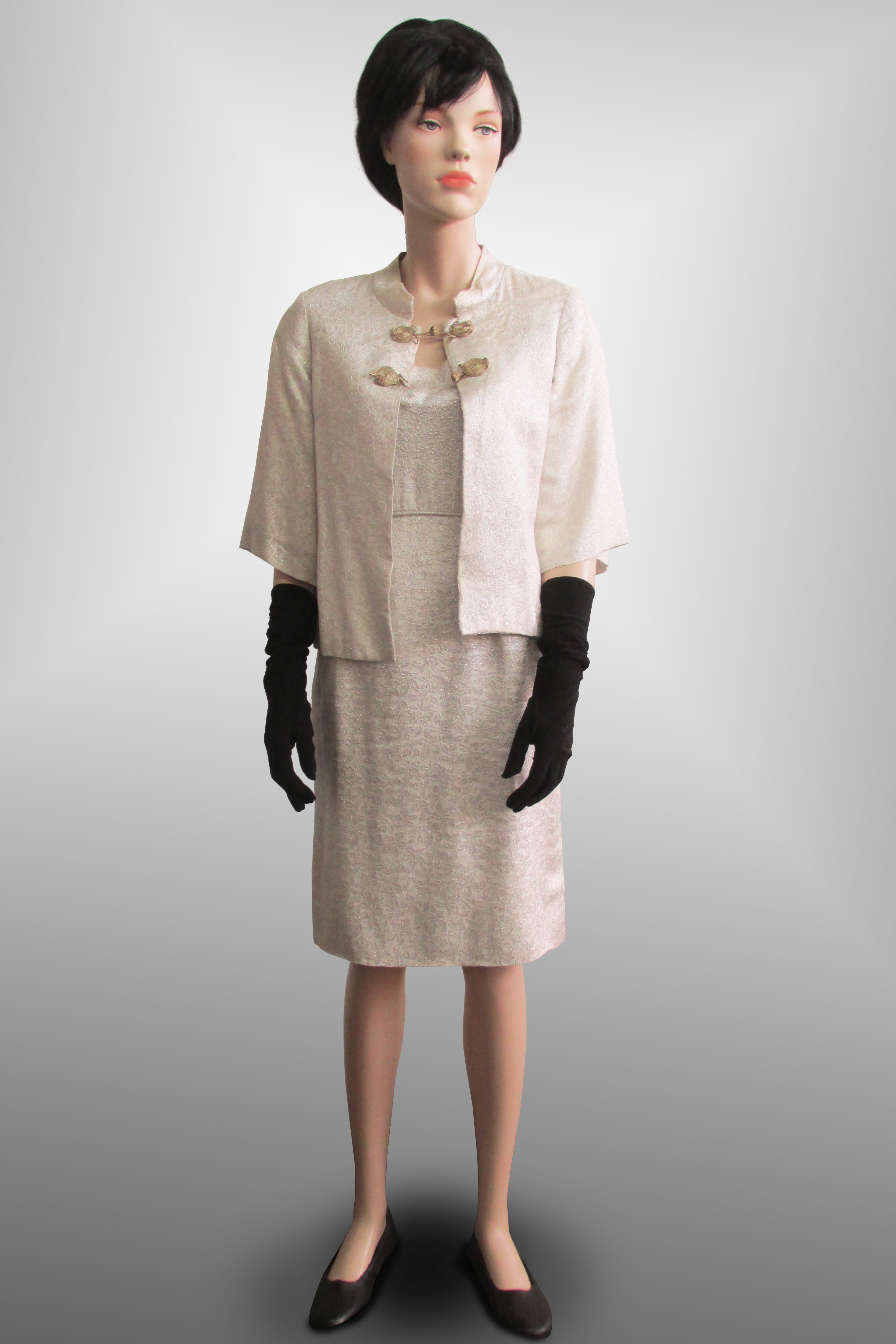 Jacket and Dress Silver 1960s