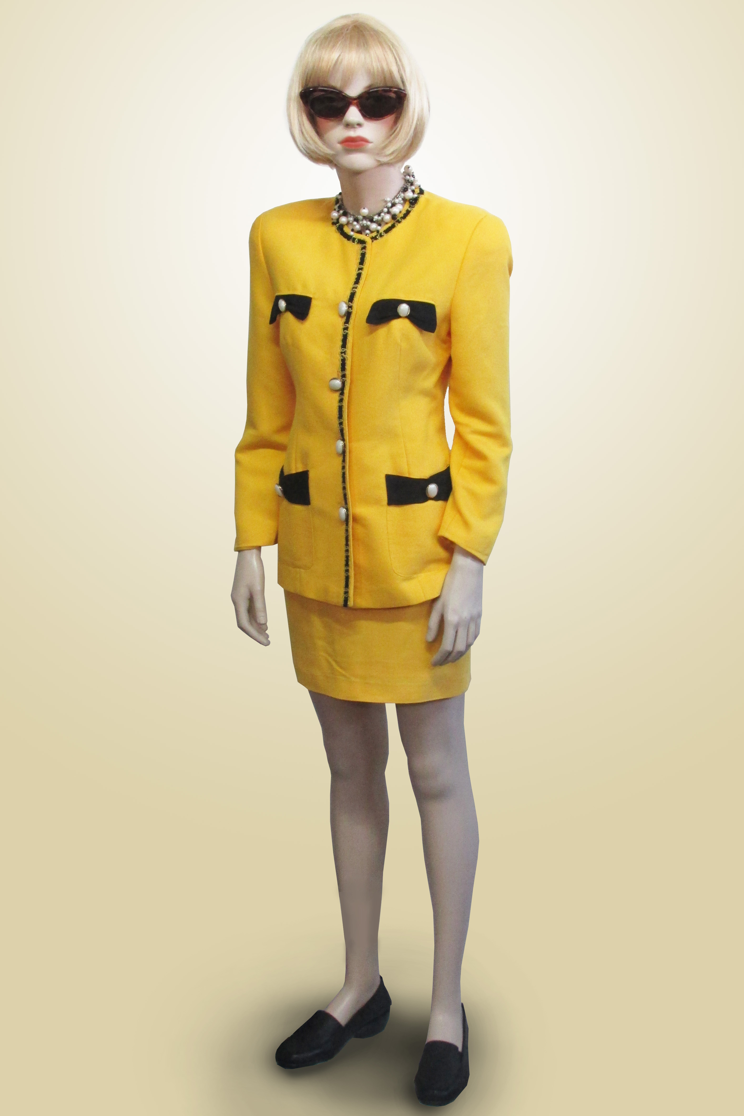 Yellow Power Suit 1980s/90s