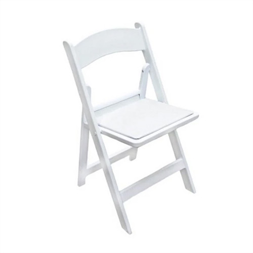 Chair Bella Folding. White with padding.