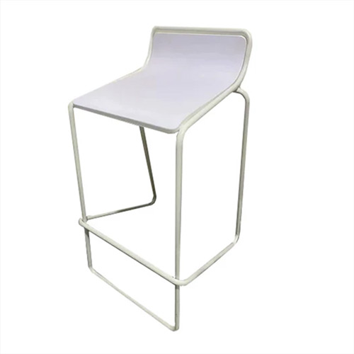 Stool Ideal. White frame with white seat.