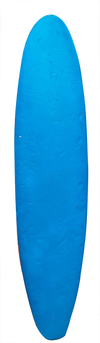 Surfboard Longboard Blue (H: 2.4 x W: 0.6m)