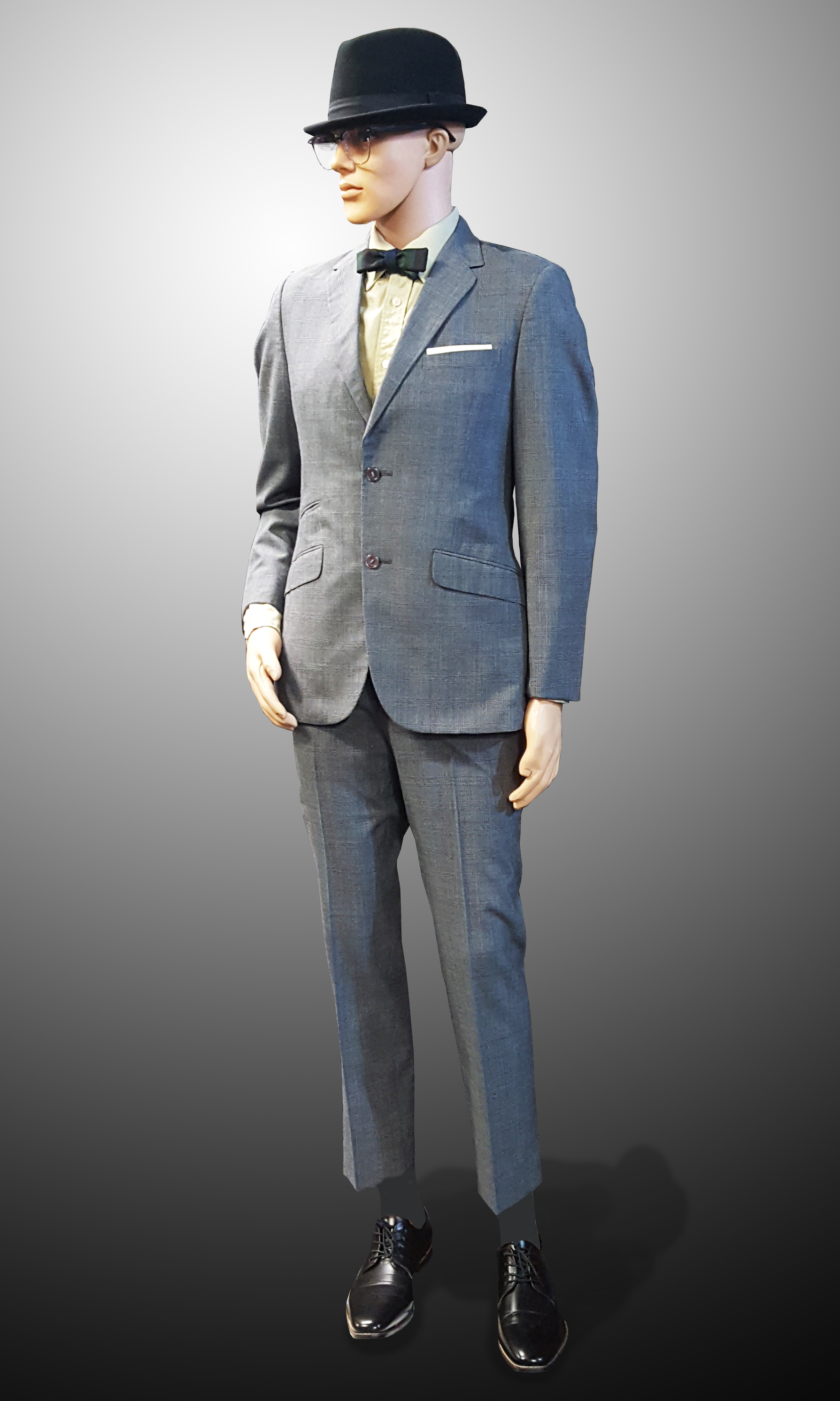 1960s Grey Checked Suit 