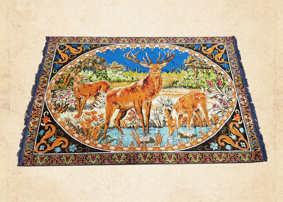 Deer Tapestry (1.75m x 1.17m)