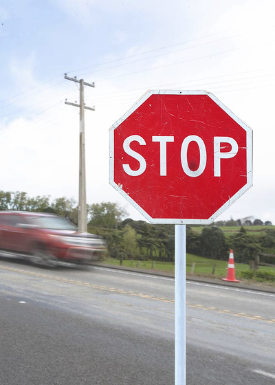 SIGN: Stop (H: 0.68m x W: 0.68m)