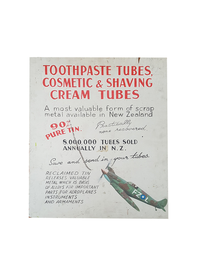 SIGN: Toothpaste Tubes (H: 0.62m x W: 0.5m)
