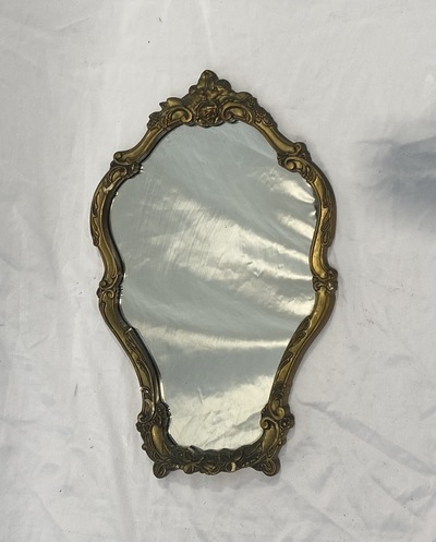 Mirror #44 Gold Ornate (H: 0.51m x W: 0.32m)