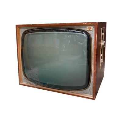 Television #4 PYE Wood (H: 50cm W: 60cm D: 38cm)