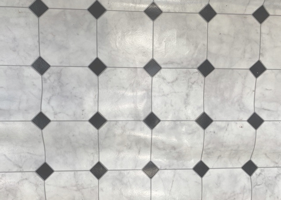Vinyl Floor Marbled Tiles (2.85m x 1.9m)