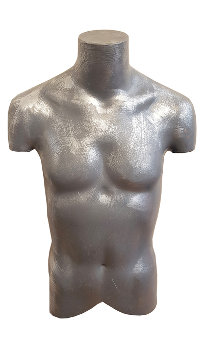 #30 Male Torso Silver (H: 0.75m)