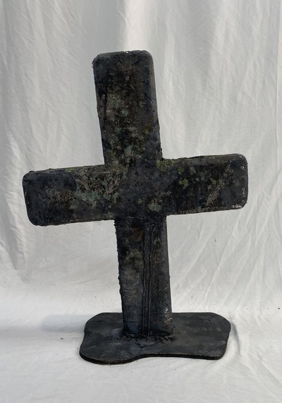 Gravestone Cross H (W: 0.62m x H: 0.8m)