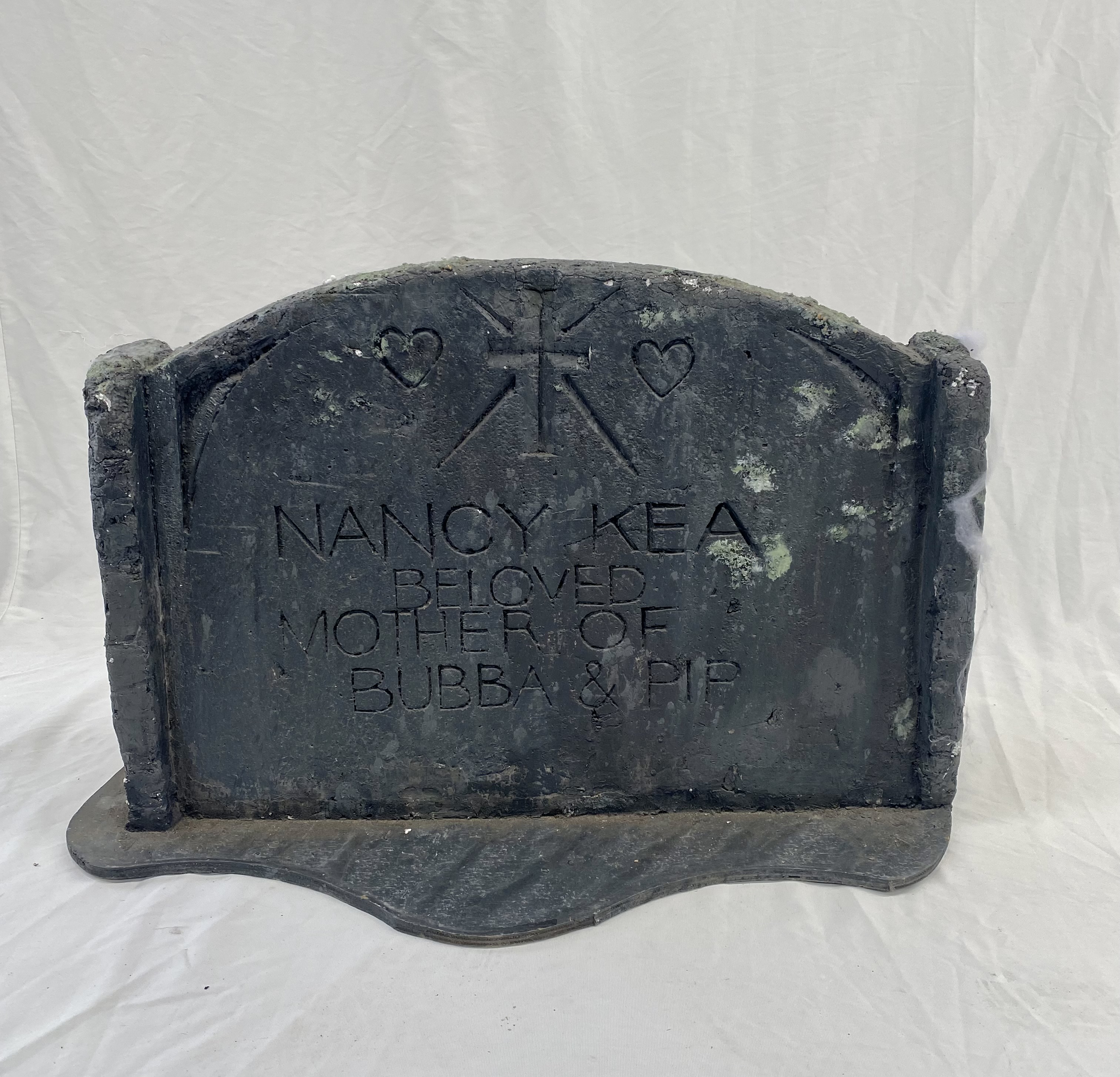 Gravestone Small #2 - Nancy Kea (W: 0.77m x H: 0.51m)