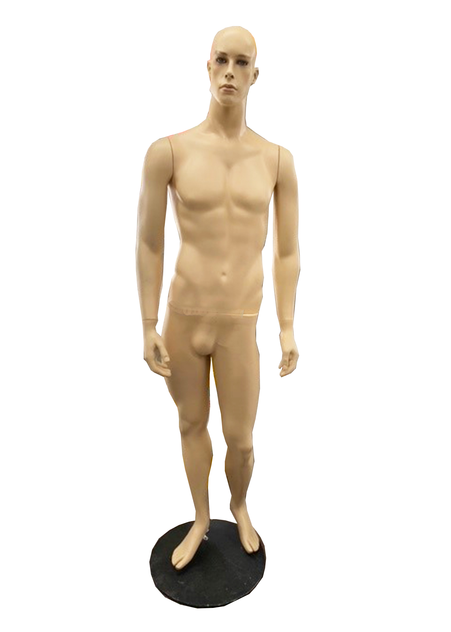 #36 Male Mannequin Full Plastic (H: 1.8m)