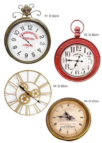 Large Wall Clocks Assorted 