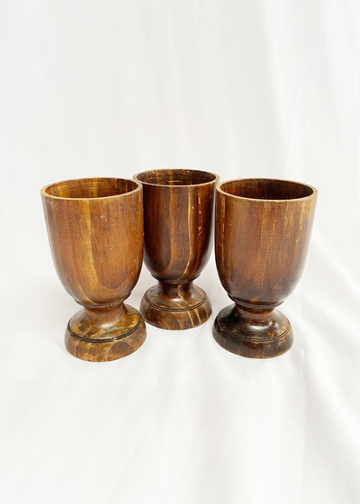Wooden Goblets 