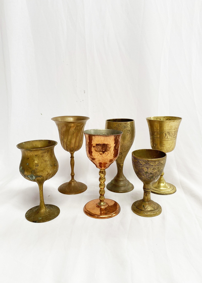 Brass Goblet Assorted 