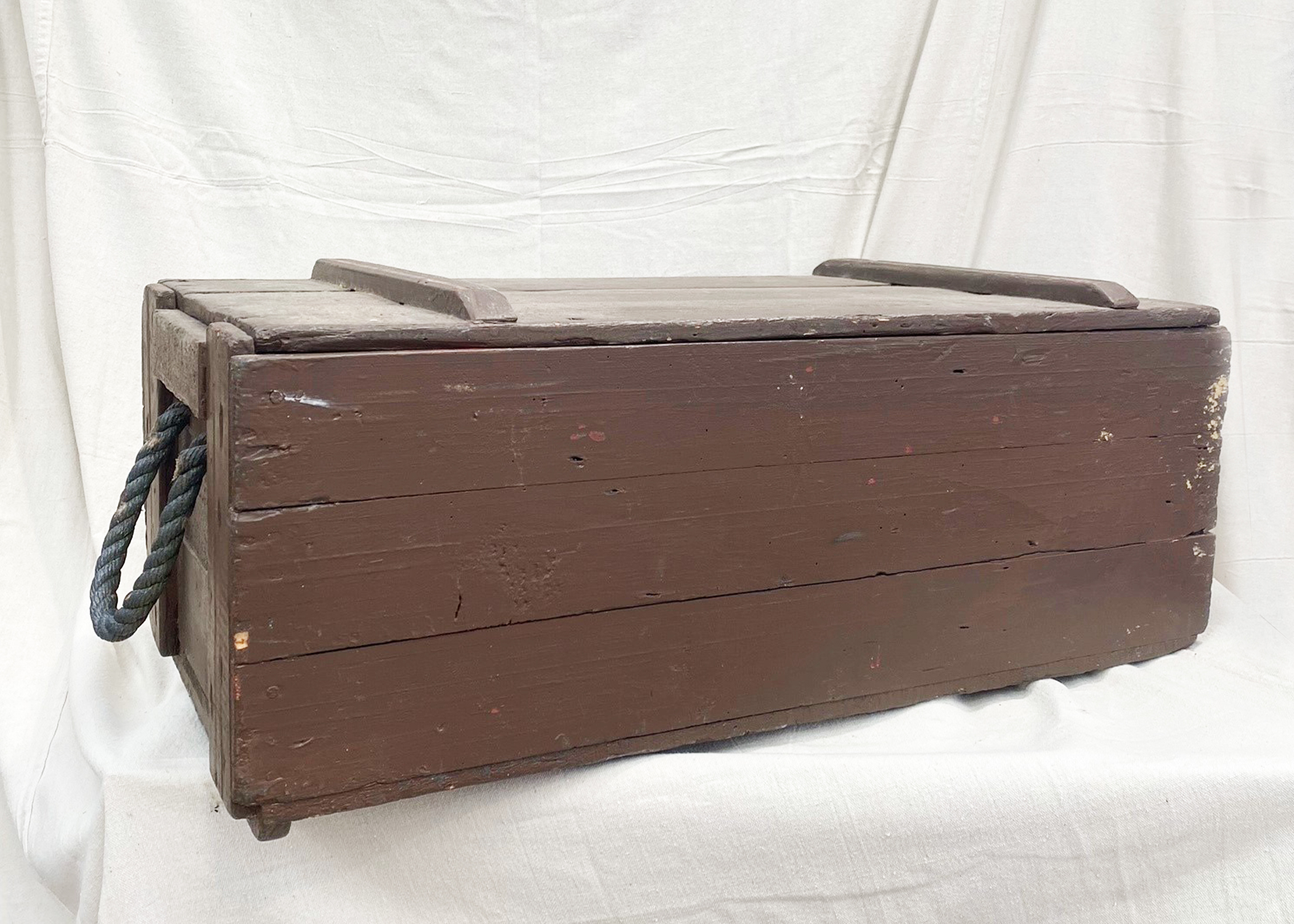 Military Box #11 Wooden Brown (L: 83cm x W: 42cm x H: 32cm) 