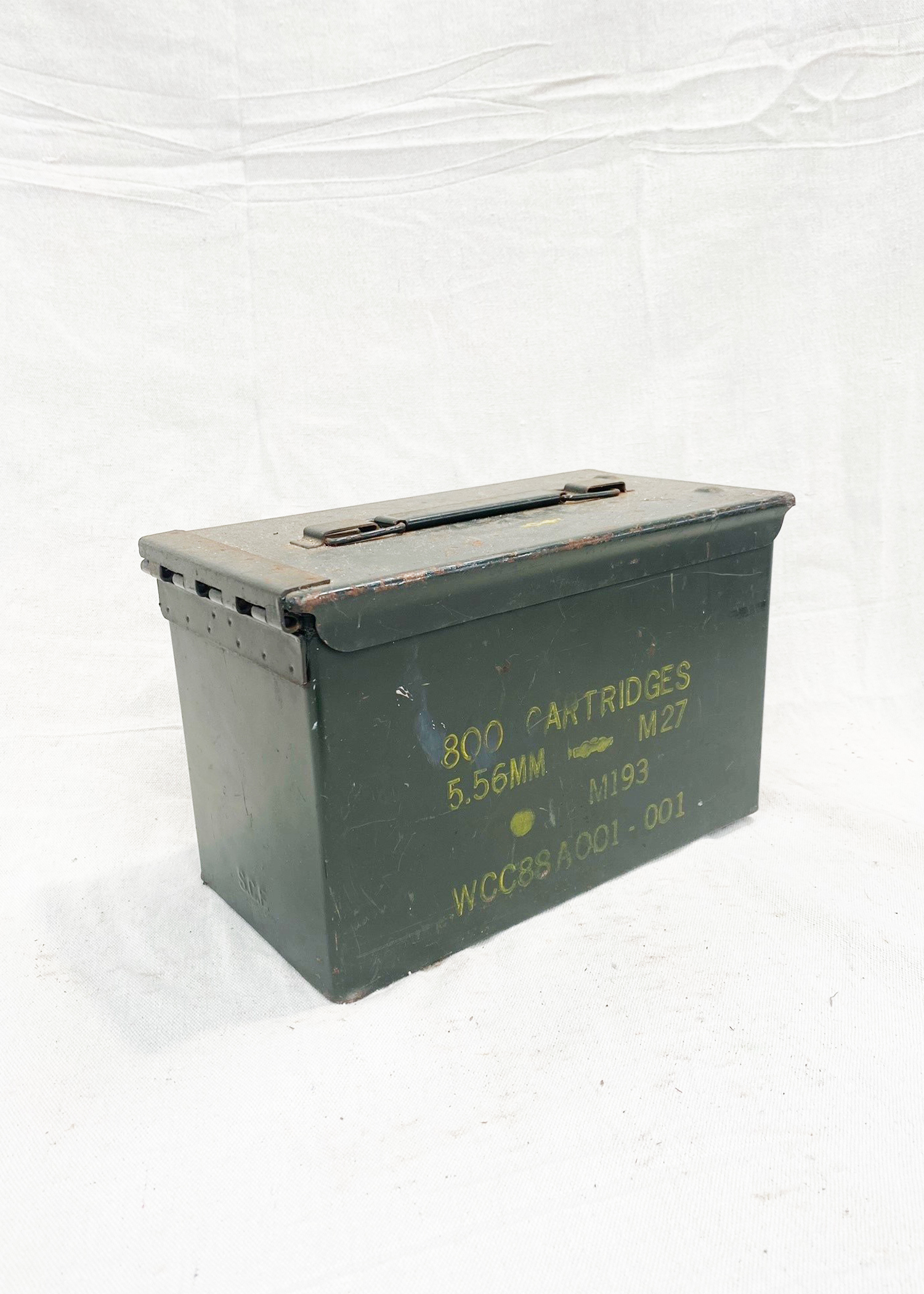 Military Box #12 Metal Amo Case (L: 30cm x W: 15cm x H: 19cm)