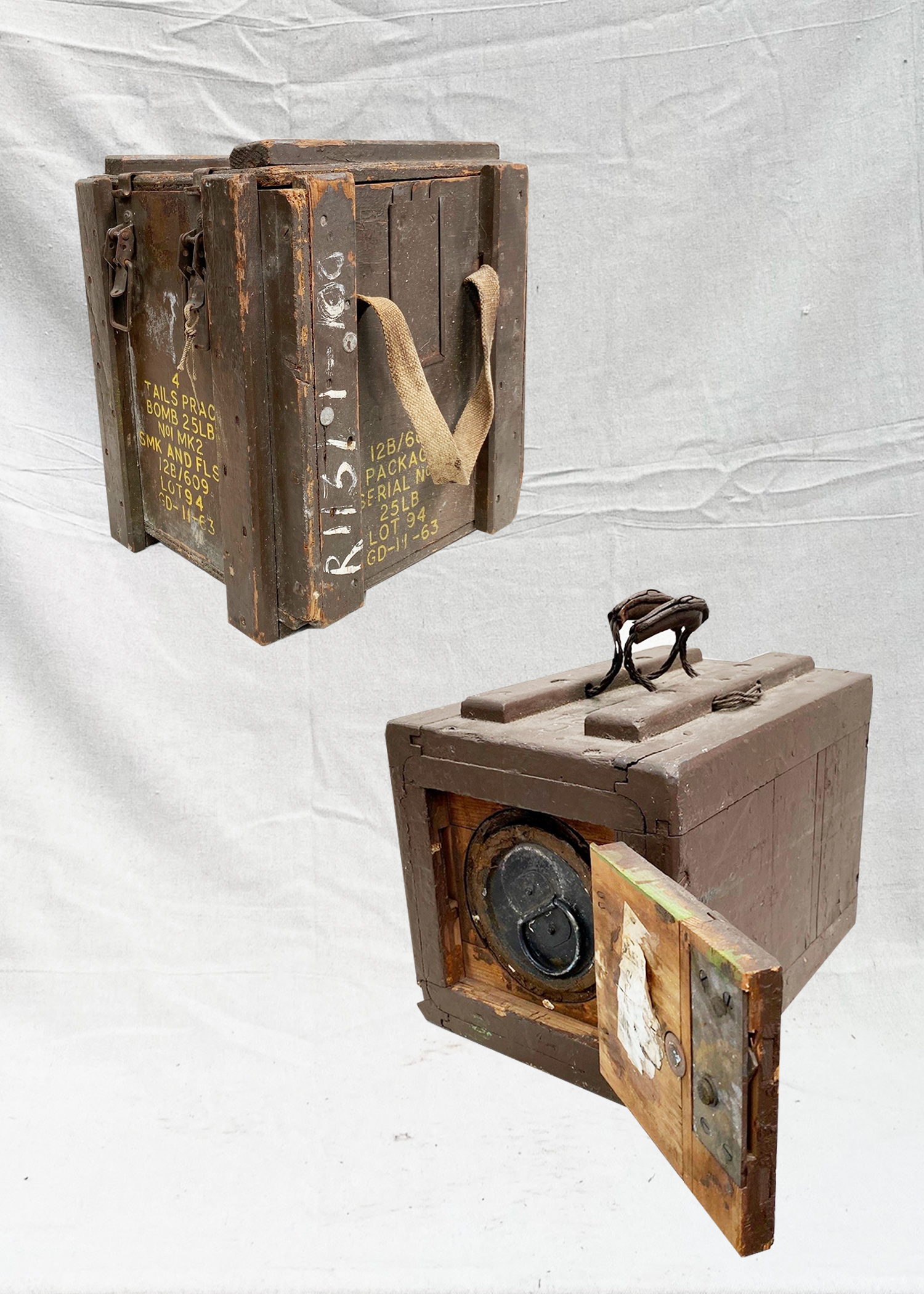 Military Box #3 Small Wooden (L+W+H: 30cm)