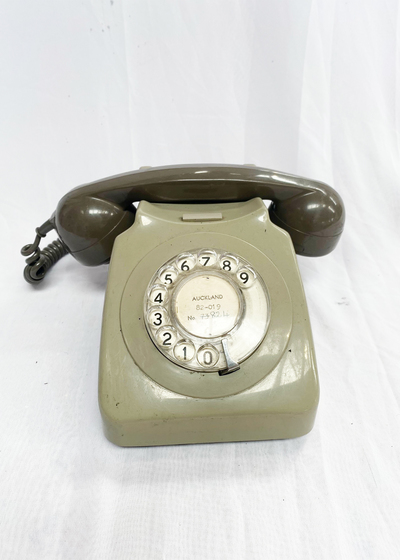 Telephone Grey Rotary Dial
