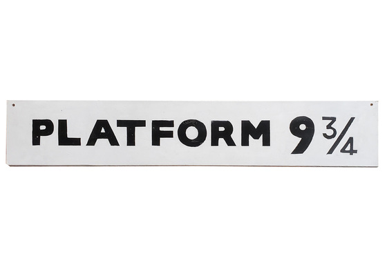 SIGN Small: Platform 9 3/4 Sign (Harry Potter) (H: 12cm W: 62cm)