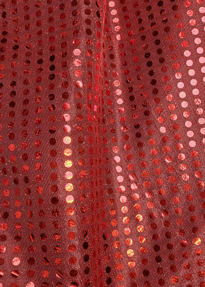 Curtain Red Sequin (W: 4m x H: 4m) Sleeved Top