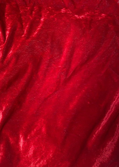 Curtain Dark Red Velvet (W: 4.3m x H: 3m)