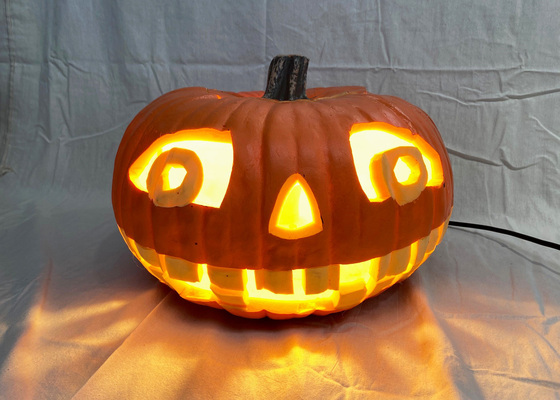 Jack o’Lantern Pumpkin Orange Light Up Large (H: 23cm D: 35cm) - First ...