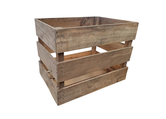Wooden Apple Crate (L: 50cm x W: 36cm x H: 40cm)