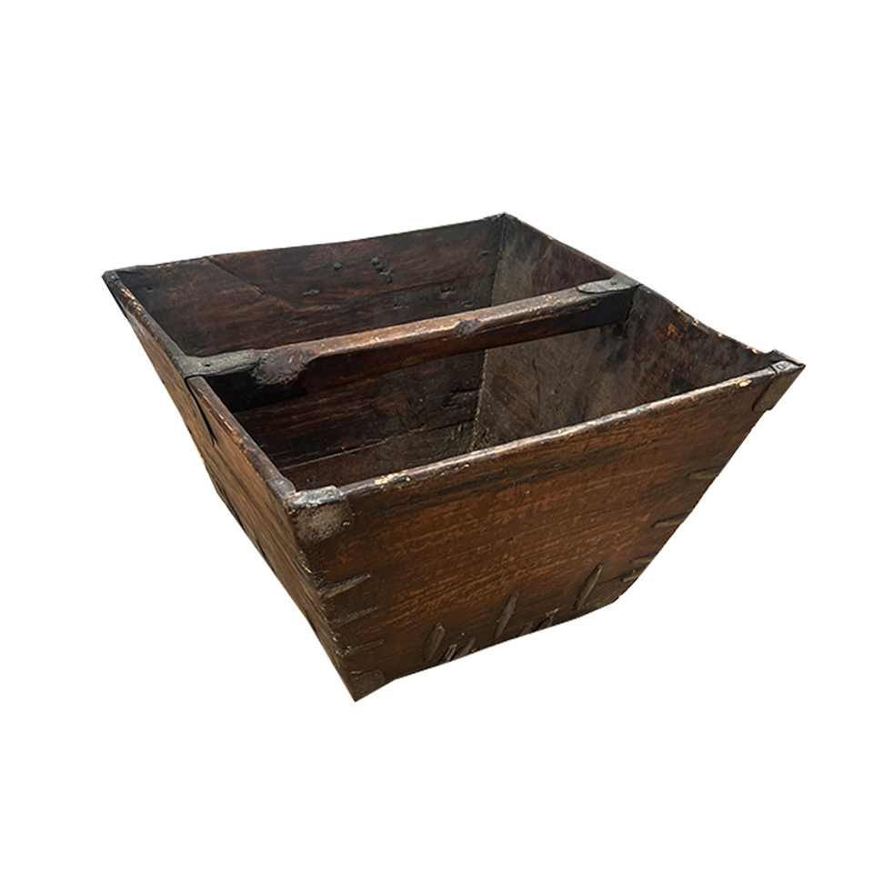 Wooden Square Rice Bucket - Dou